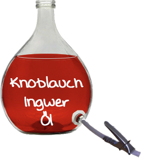 Knoblauch-Ingwer Öl  -  kaltgepresst
